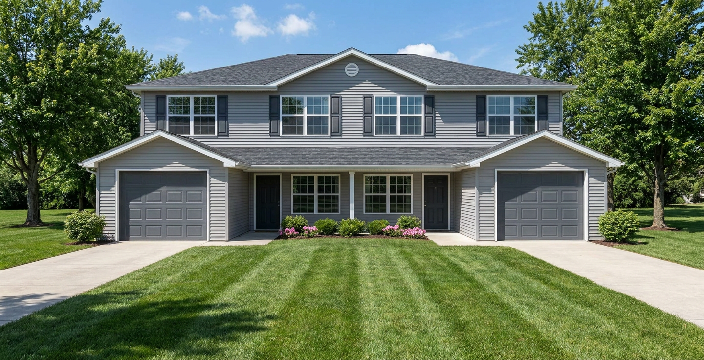 J1389d, 3 bedroom duplex with garage